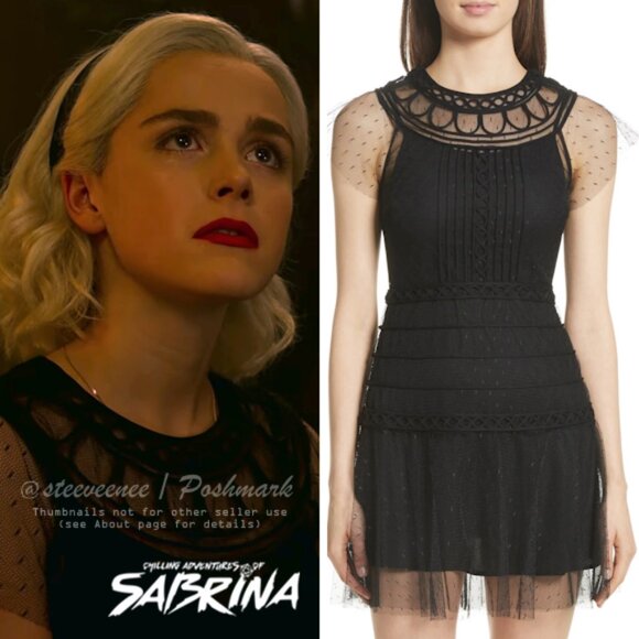 RED Valentino Point D'Esprit Dress ASO Sabrina Spellman - Picture 1 of 15